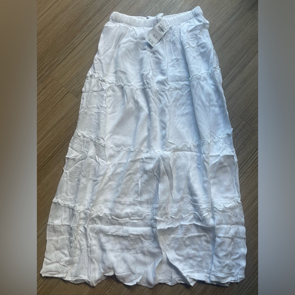 White Hollister Maxi Skirt